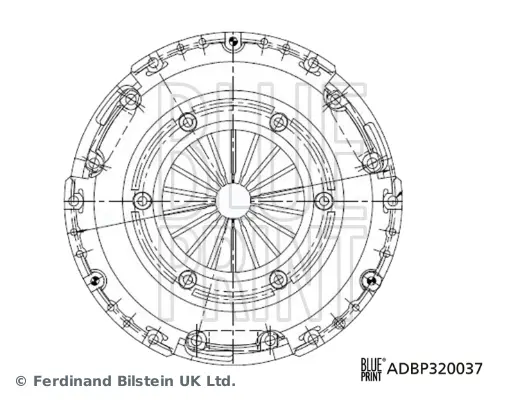 Притискателен диск BLUE PRINT