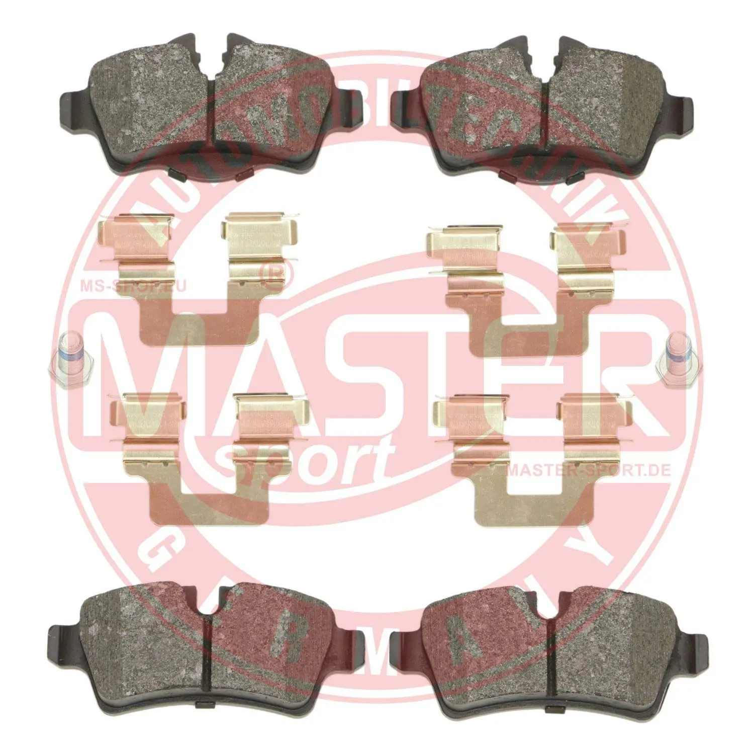 Комплект спирачно феродо, дискови спирачки MASTER-SPORT GERMANY