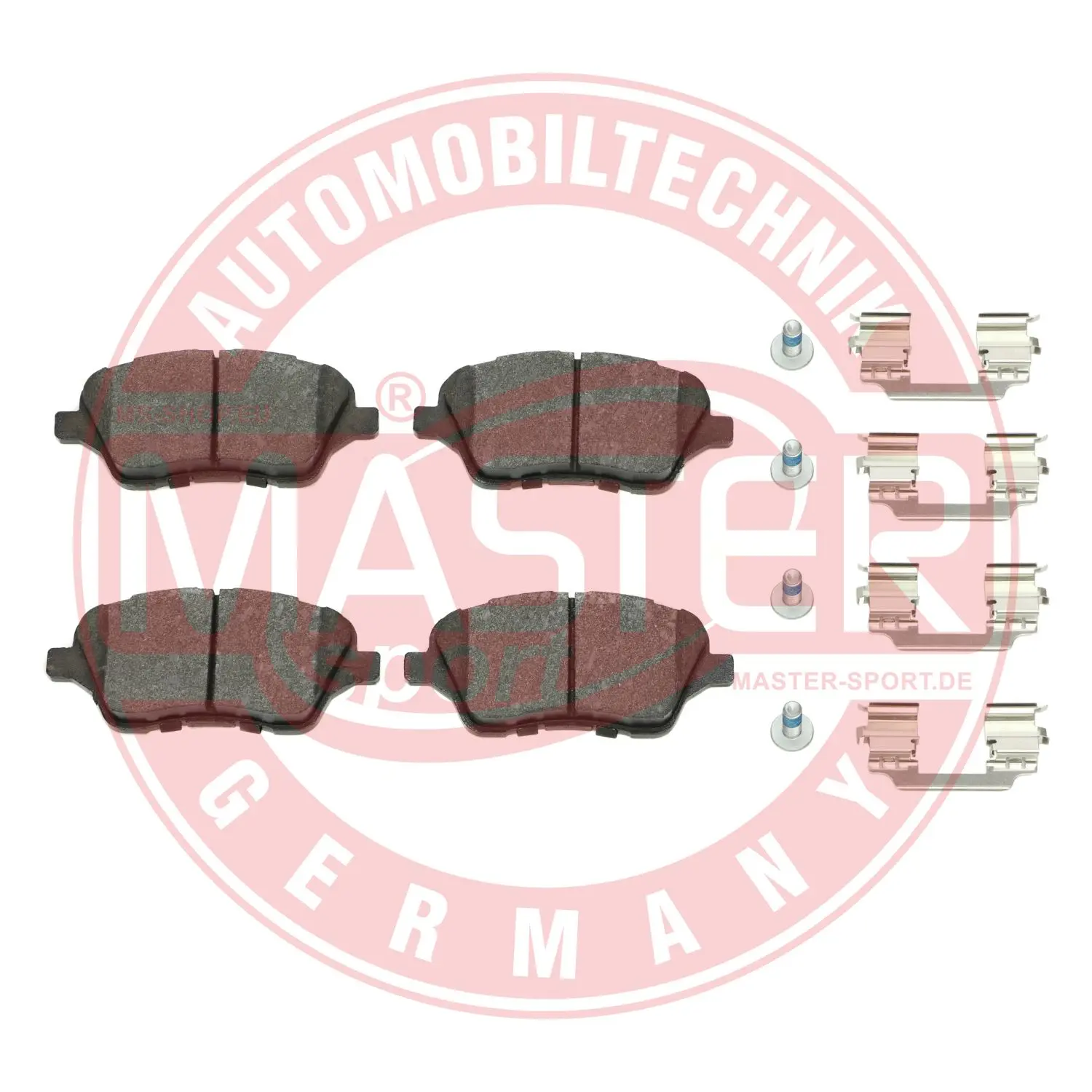Комплект спирачно феродо, дискови спирачки MASTER-SPORT GERMANY
