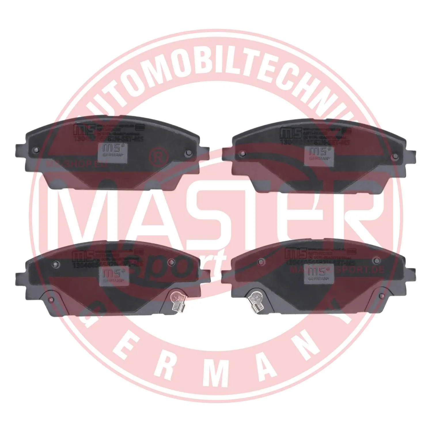 Комплект спирачно феродо, дискови спирачки MASTER-SPORT GERMANY