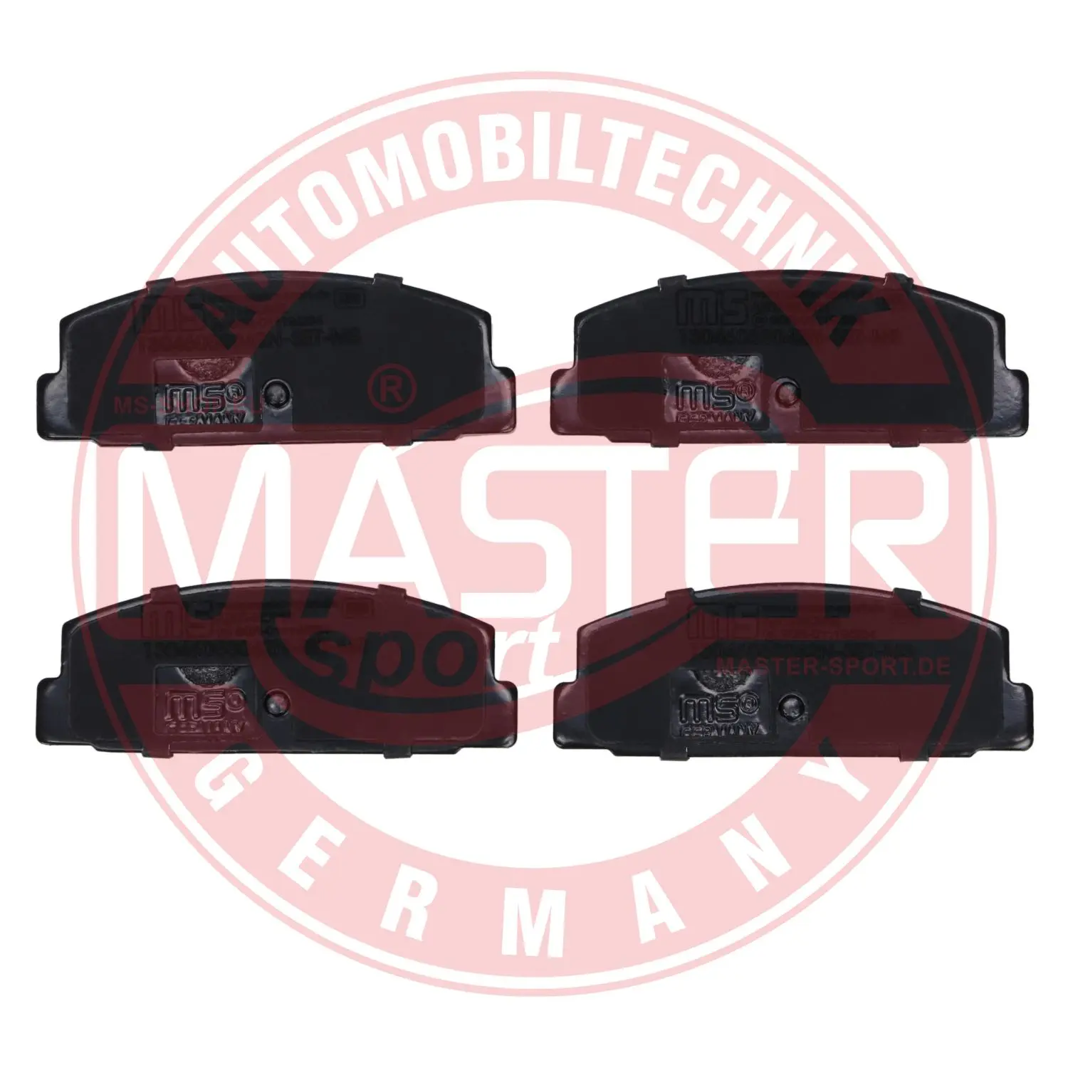 Комплект спирачно феродо, дискови спирачки MASTER-SPORT GERMANY