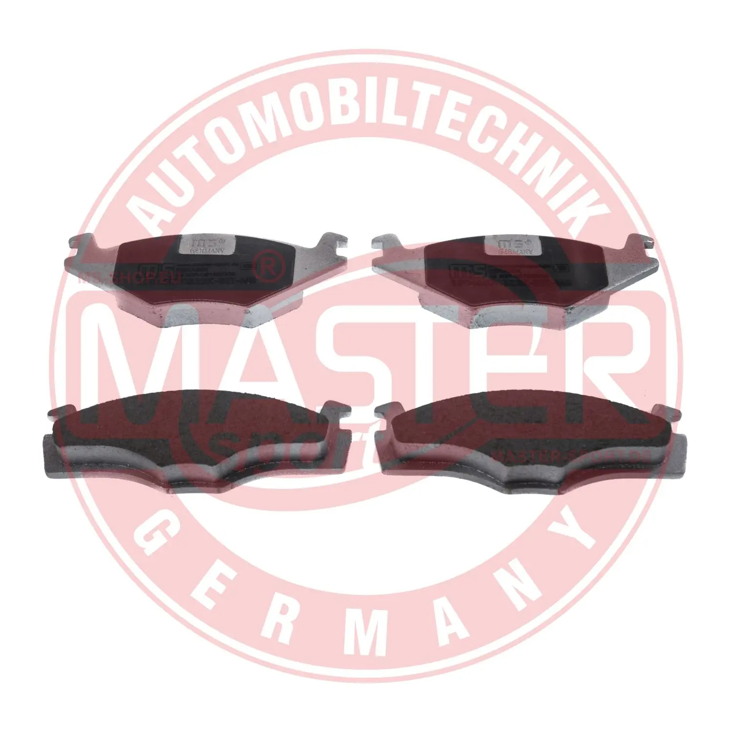 Комплект спирачно феродо, дискови спирачки MASTER-SPORT GERMANY
