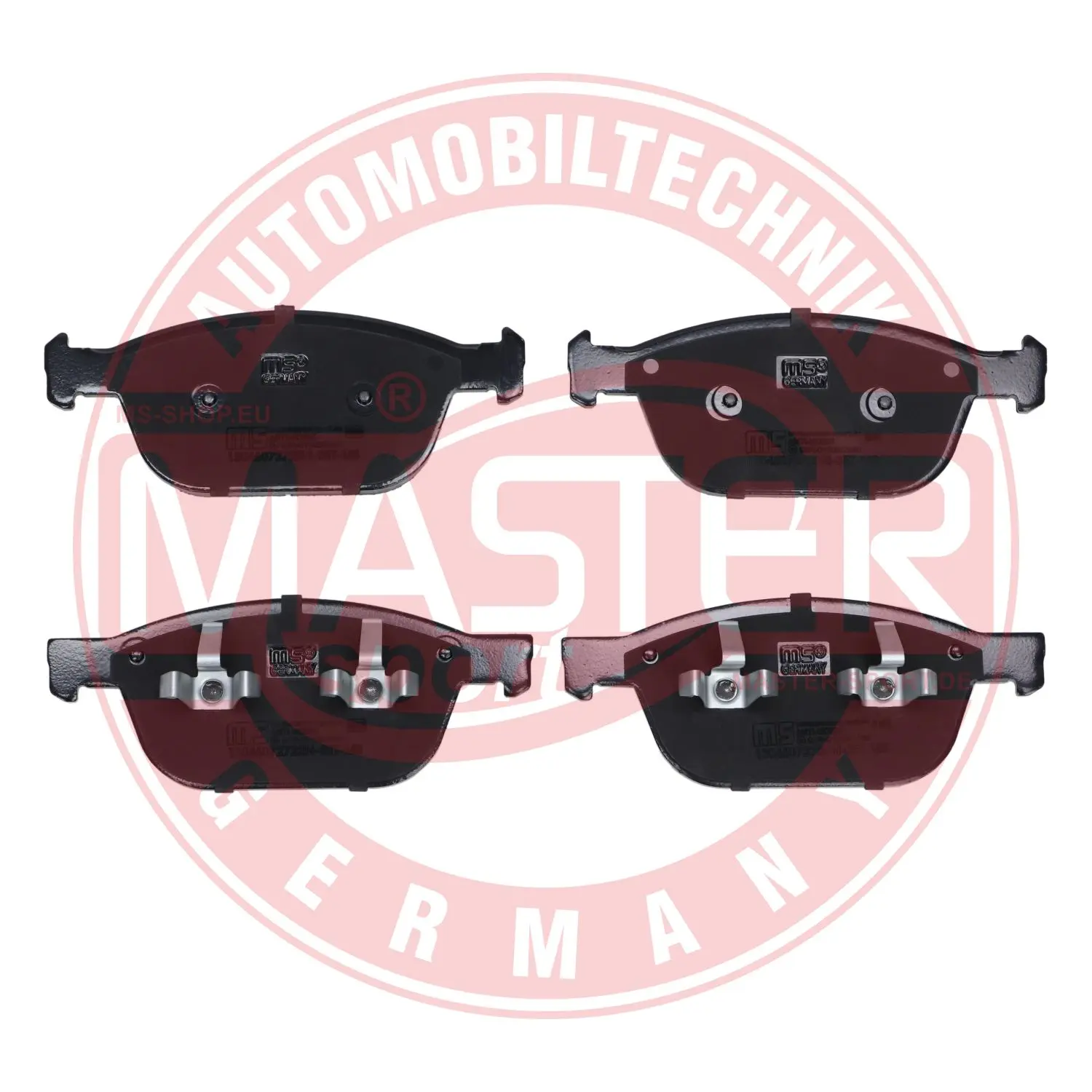 Комплект спирачно феродо, дискови спирачки MASTER-SPORT GERMANY