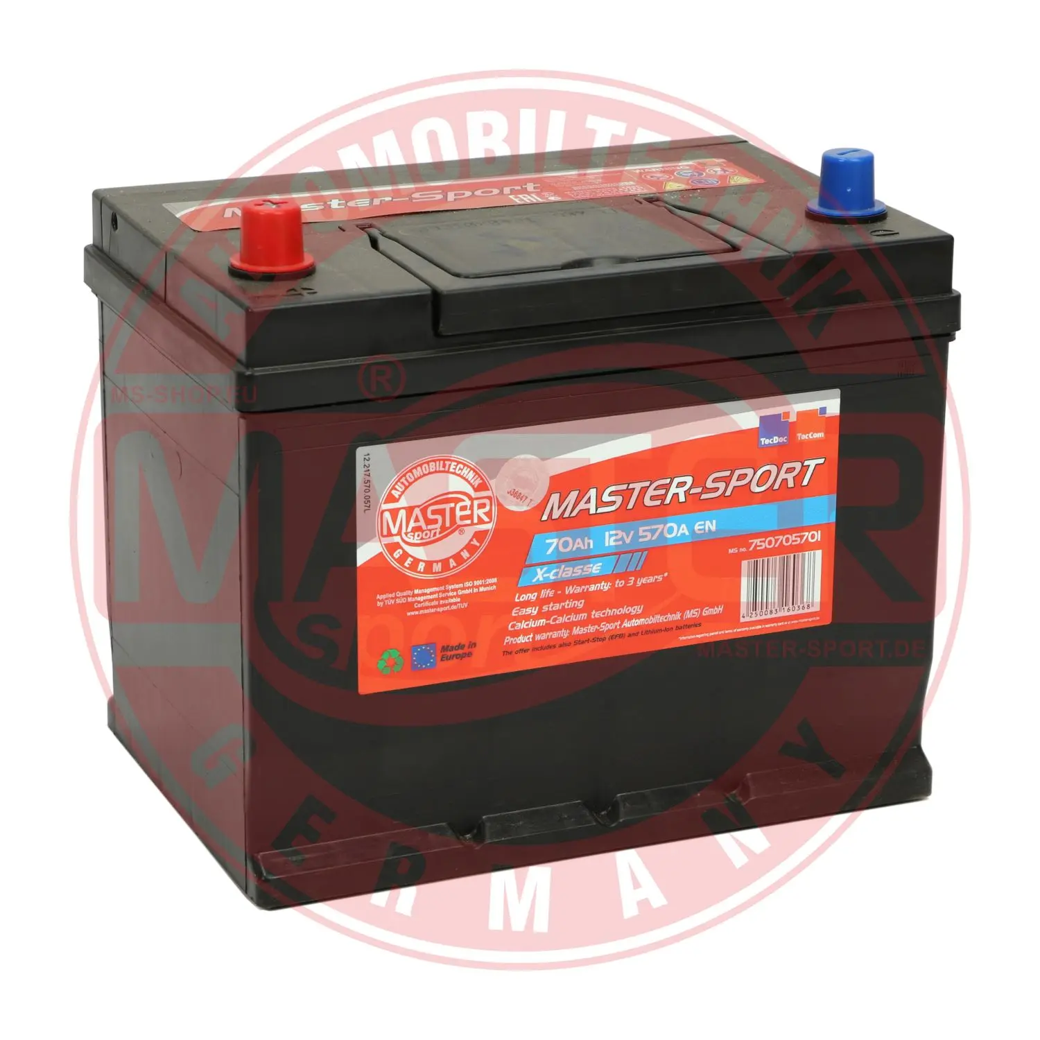 Стартов акумулатор MASTER-SPORT GERMANY