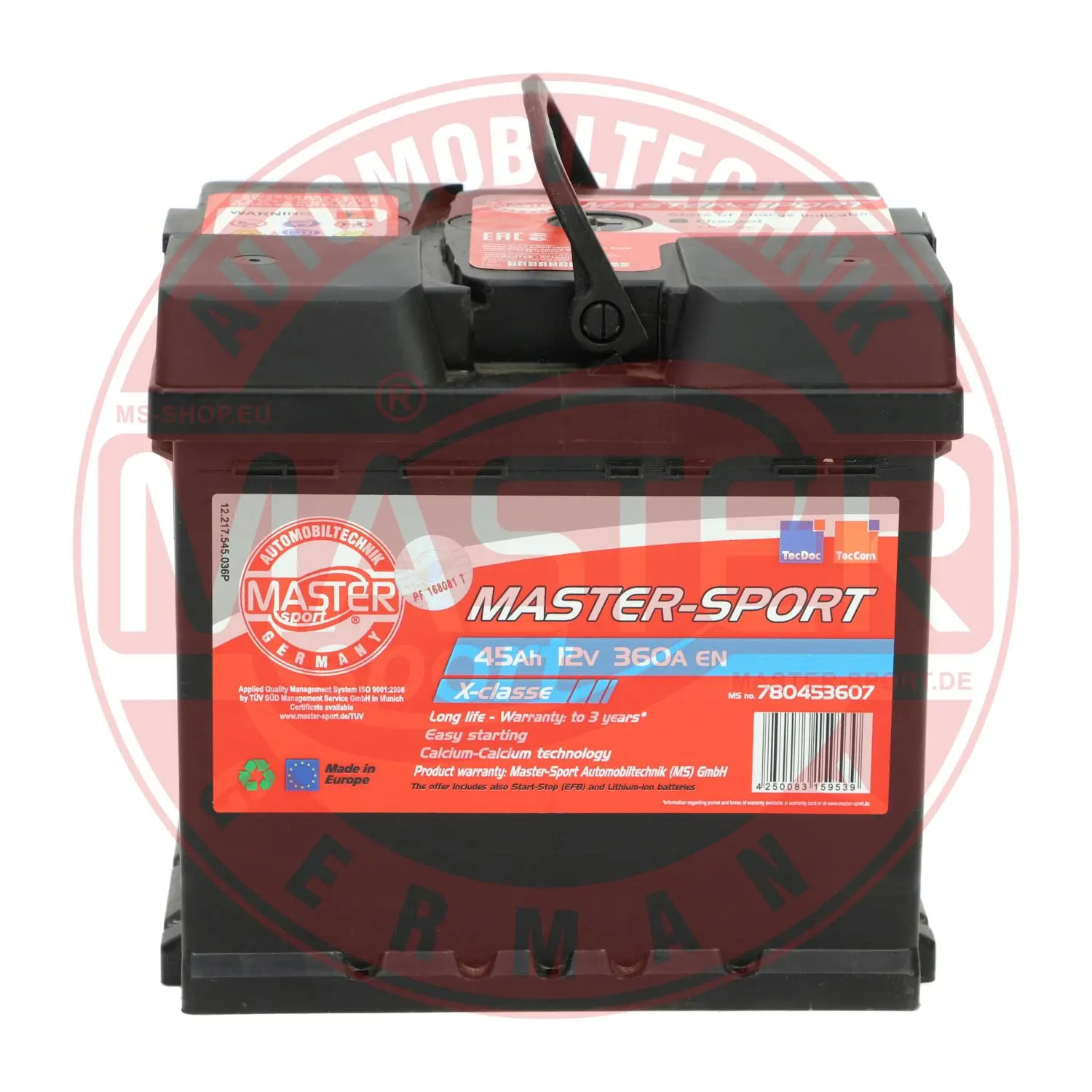 Стартов акумулатор MASTER-SPORT GERMANY