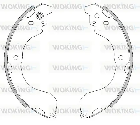 Комплект спирачна челюст WOKING