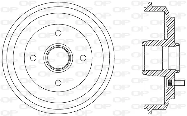 Спирачен барабан OPEN PARTS