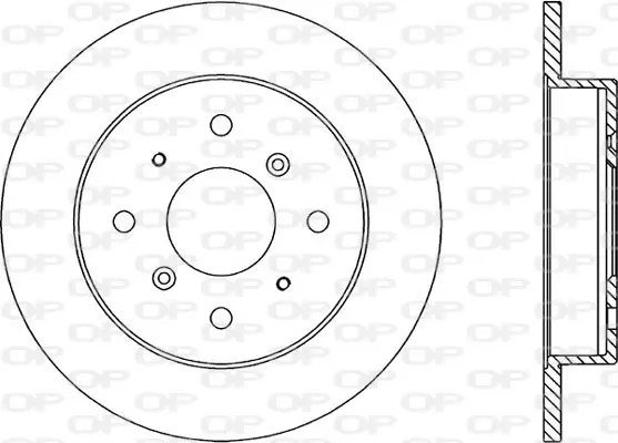 Спирачен диск OPEN PARTS
