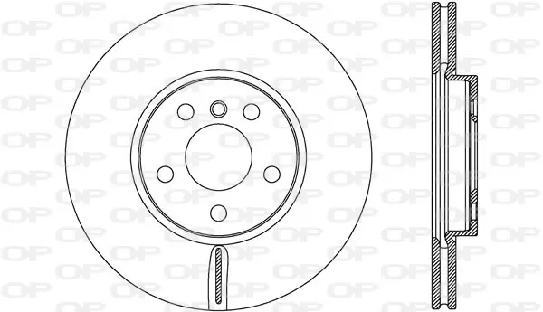Спирачен диск OPEN PARTS