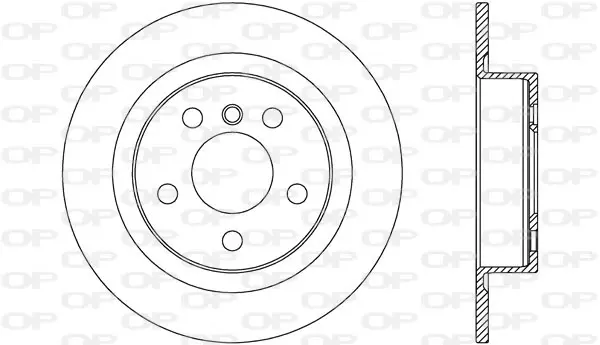 Спирачен диск OPEN PARTS