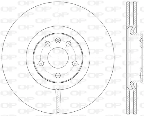 Спирачен диск OPEN PARTS