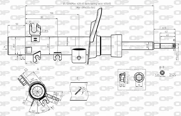Амортисьор OPEN PARTS