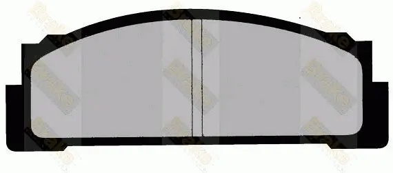 Комплект спирачно феродо, дискови спирачки Brake ENGINEERING