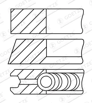 Комплект сегменти GOETZE ENGINE