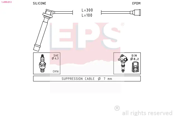 комплект запалителеи кабели EPS                 