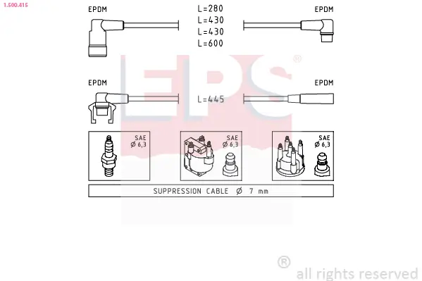 комплект запалителеи кабели EPS                 