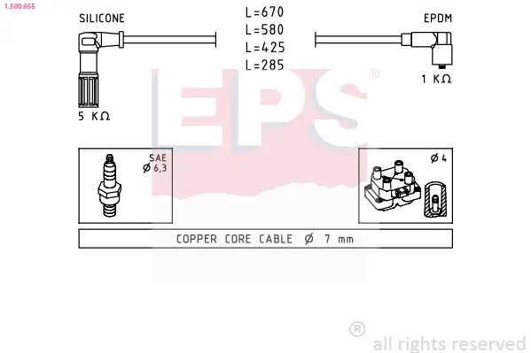 комплект запалителеи кабели EPS                 