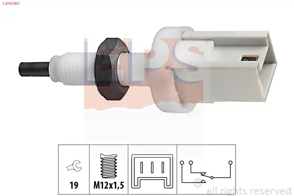 ключ за спирачните светлини EPS                 