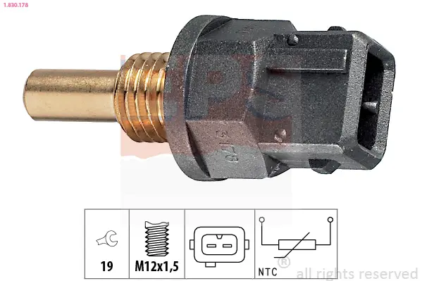 датчик, температура на охладителната течност EPS                 