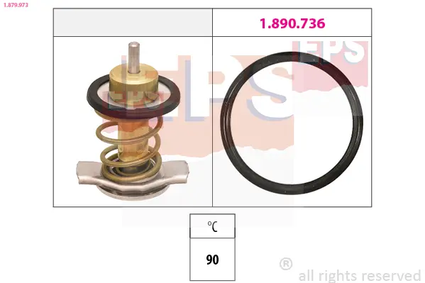 термостат, охладителна течност EPS                 
