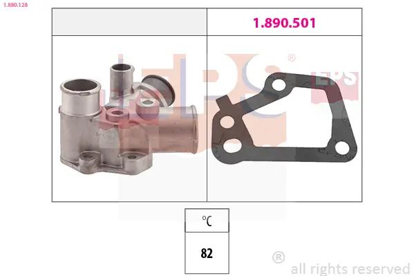 термостат, охладителна течност EPS                 