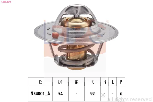 термостат, охладителна течност EPS                 
