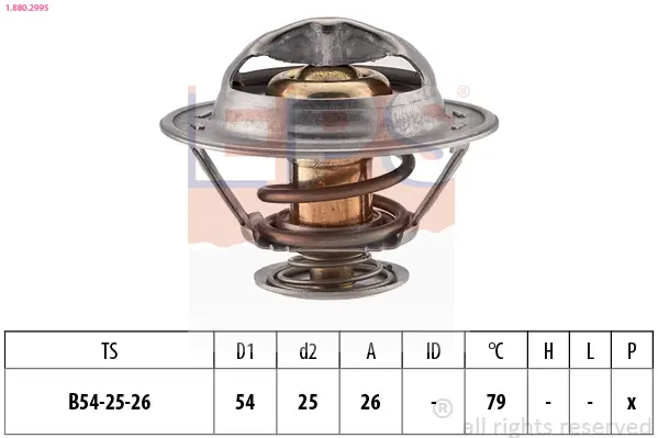 термостат, охладителна течност EPS                 