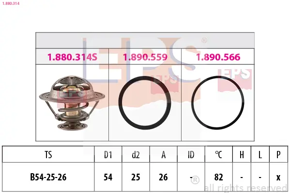 термостат, охладителна течност EPS                 
