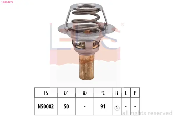 термостат, охладителна течност EPS                 