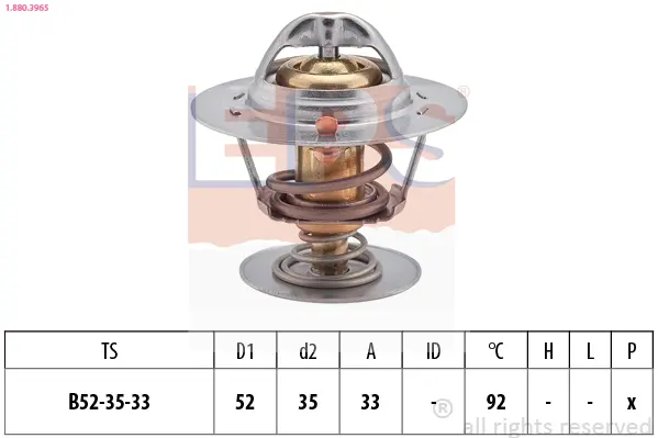 термостат, охладителна течност EPS                 