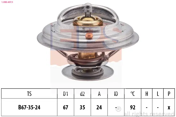 термостат, охладителна течност EPS                 