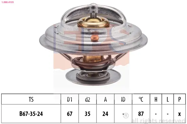 термостат, охладителна течност EPS                 