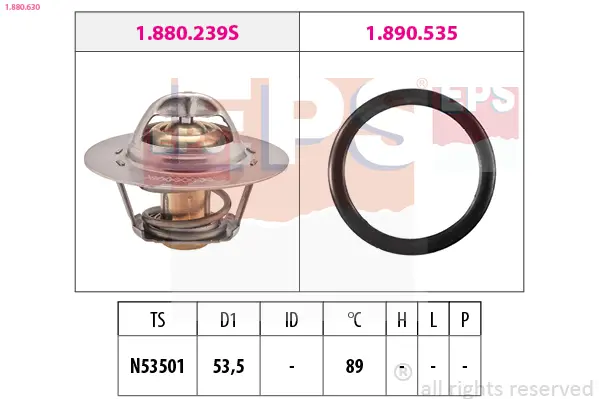термостат, охладителна течност EPS                 
