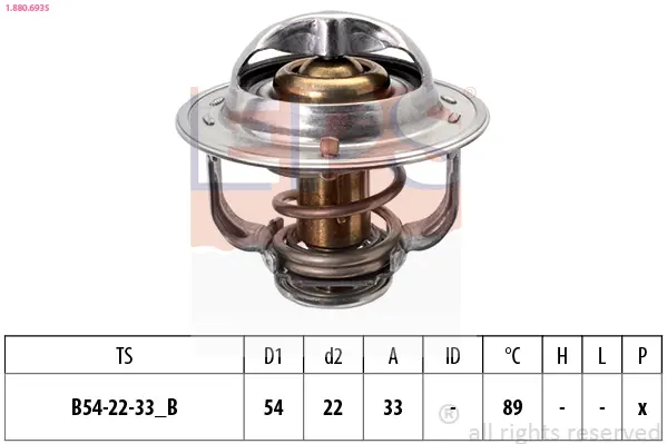 термостат, охладителна течност EPS                 