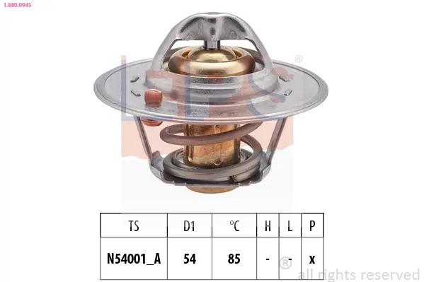 термостат, охладителна течност EPS                 