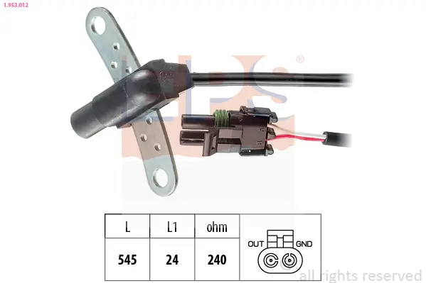 импулсен датчик, колянов вал EPS                 