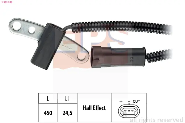 датчик, обороти EPS                 