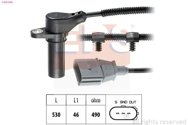 импулсен датчик, колянов вал EPS                 