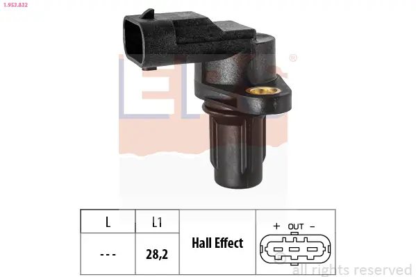 датчик, положение на разпределителния вал EPS                 