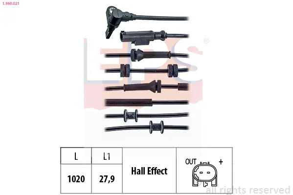 датчик, обороти на колелото EPS                 