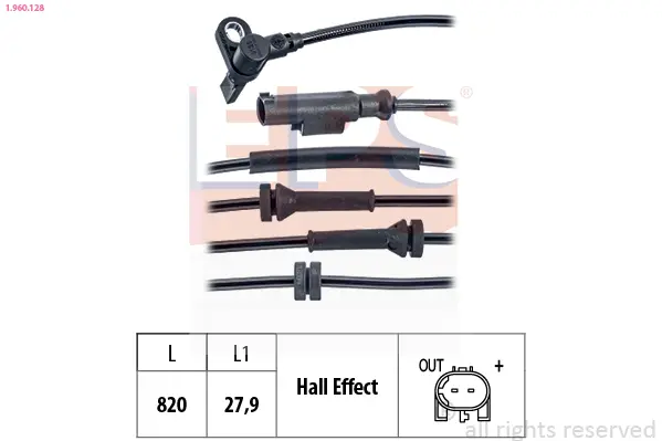 датчик, обороти на колелото EPS                 