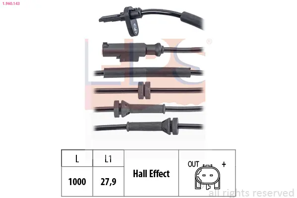 датчик, обороти на колелото EPS                 