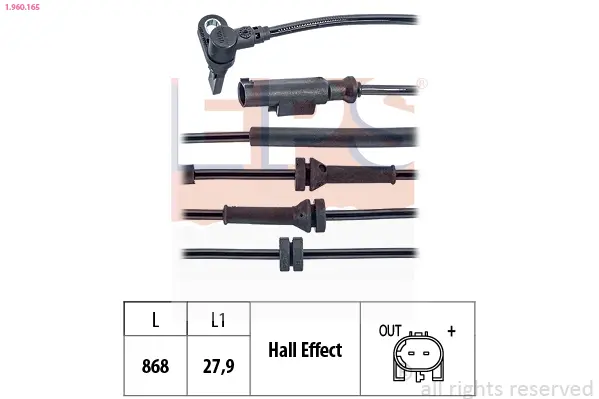 датчик, обороти на колелото EPS                 