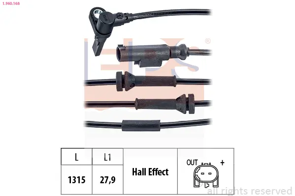 датчик, обороти на колелото EPS                 