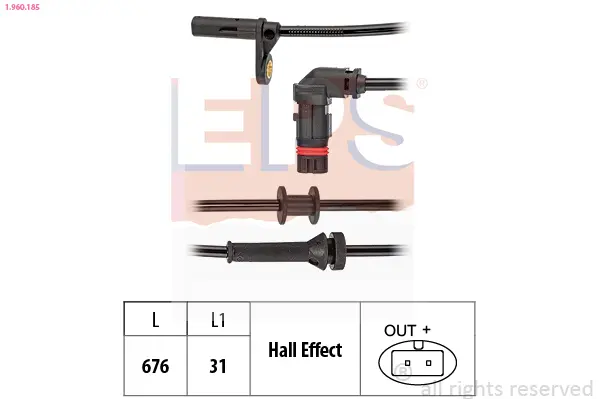 датчик, обороти на колелото EPS                 