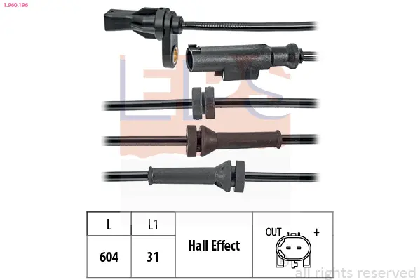 датчик, обороти на колелото EPS                 