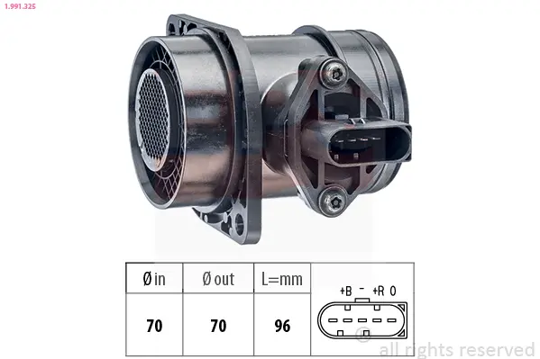 въздухомер-измерител на масата на въздуха EPS                 