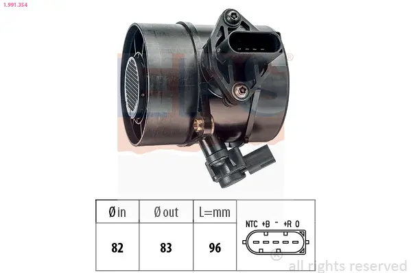 въздухомер-измерител на масата на въздуха EPS                 