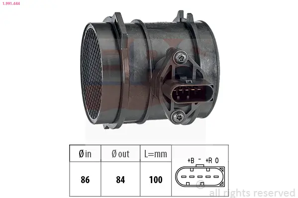 въздухомер-измерител на масата на въздуха EPS                 