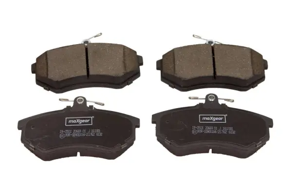 Комплект спирачно феродо, дискови спирачки MAXGEAR